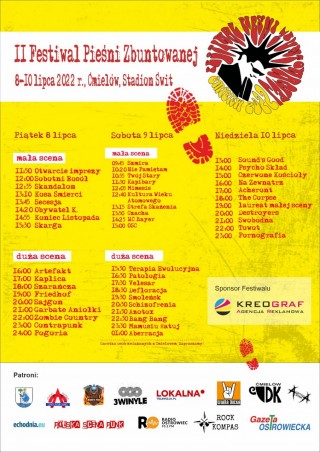 Koncert TOWOT na Festiwalu Pieśni Zbuntowanej Ćmielów 10.07.2022